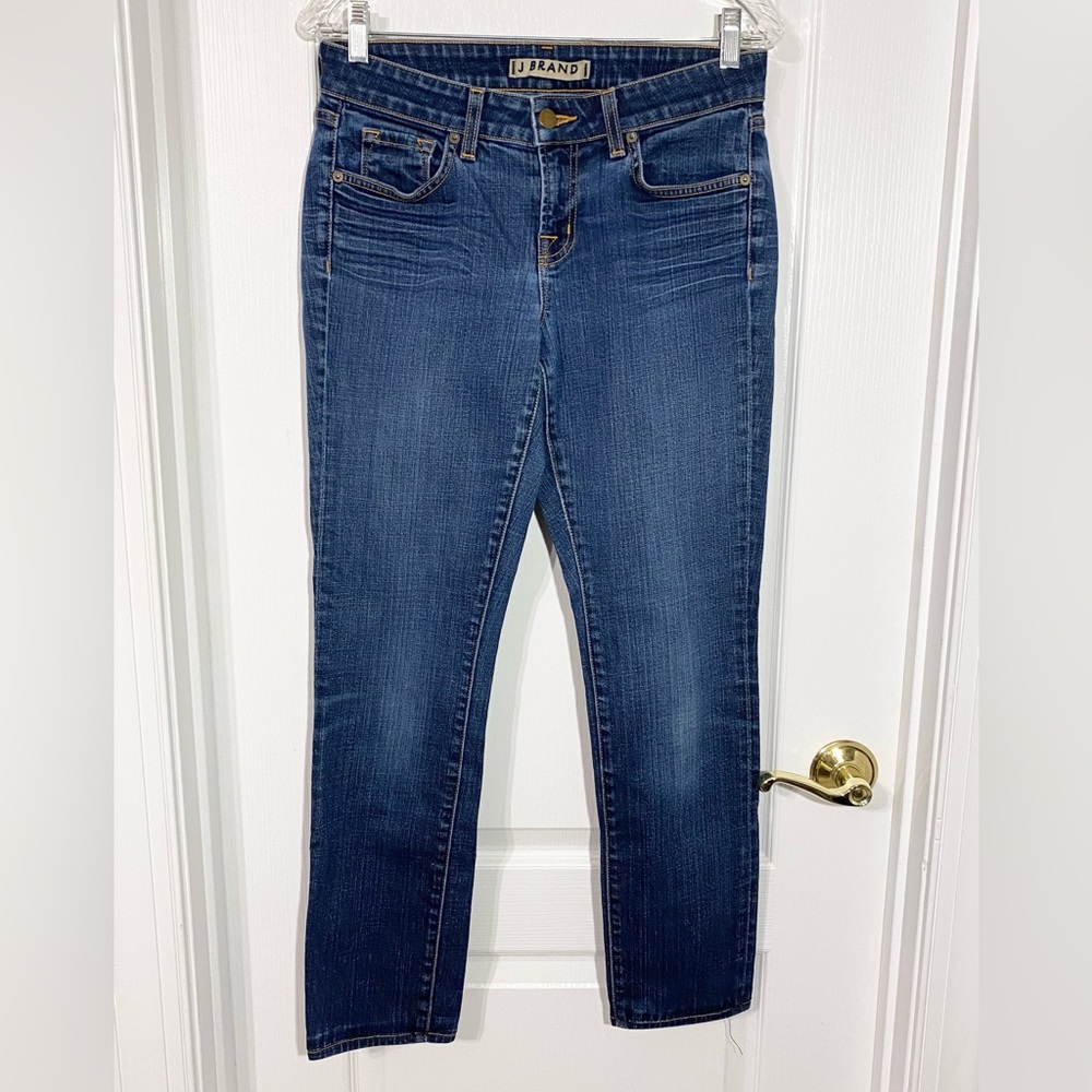 J Brand USA MADE Curvy Fit Pencil Leg Mid Rise Ankle Jeans Size 30